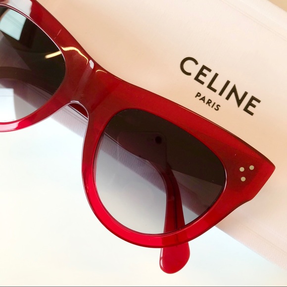Celine Accessories - CELINE Red Sunglasses (NWOT)